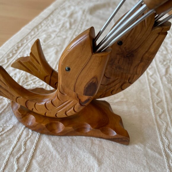 Mid Century Fish Cocktail Fork Holder - Picture 2 of 13